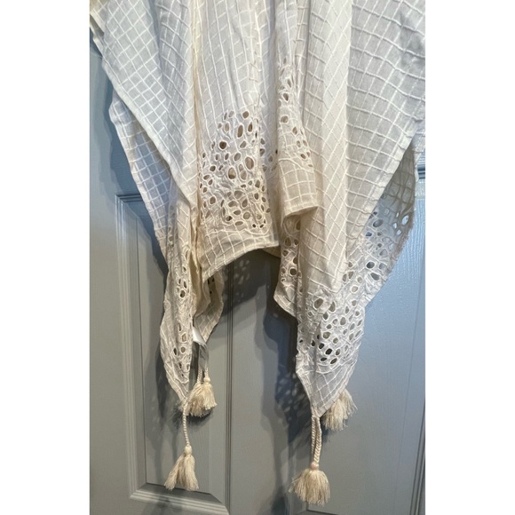Anthropologie Tasseled Eyelet Kimono NWT (One Size Fits All) - Picture 6 of 13